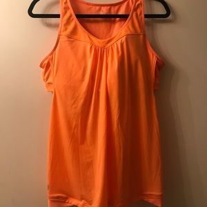 Athlete Orange Workout Top